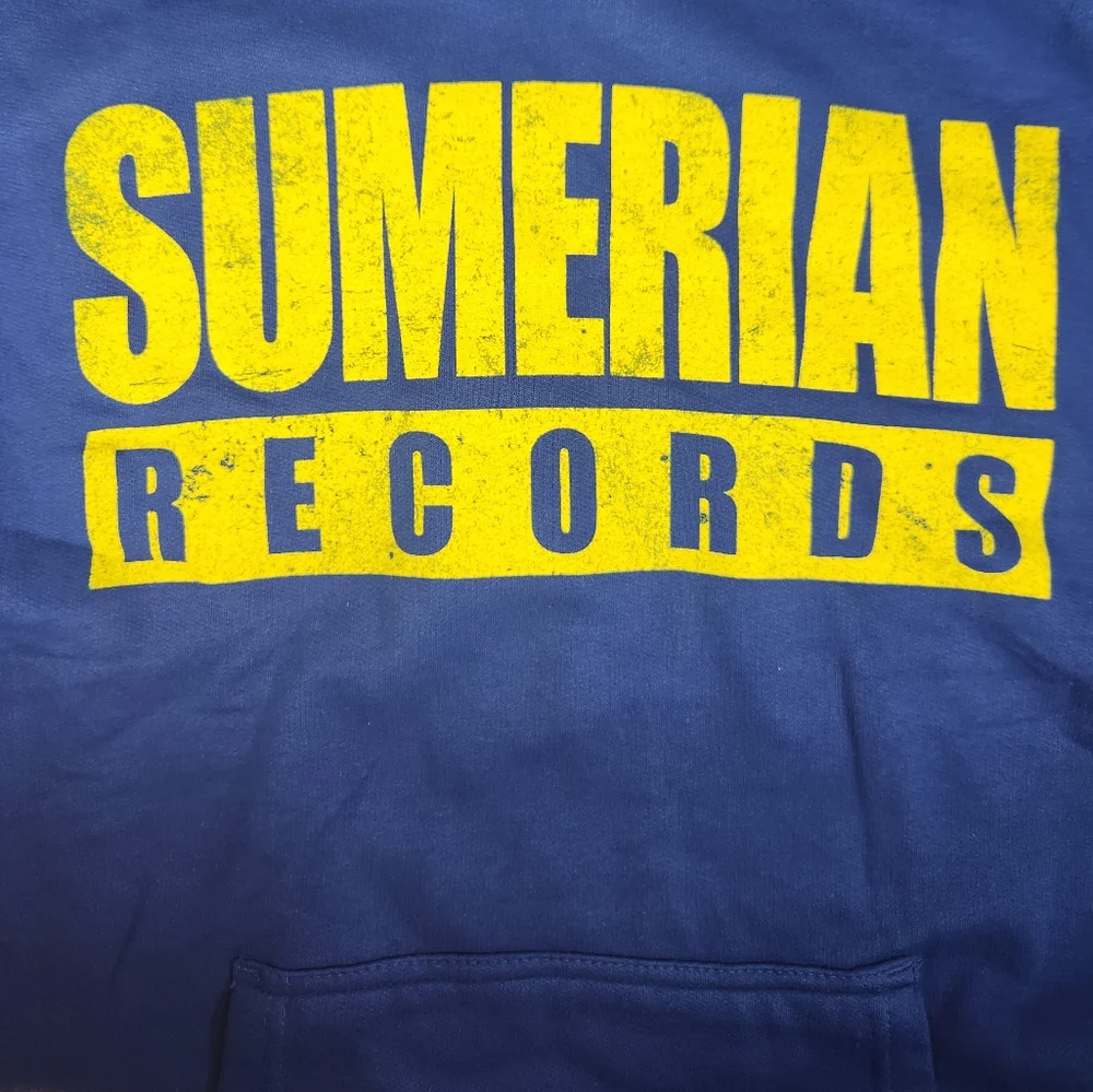 NWOT Men's Sumerian Records Hoodie - Picture 2 of 4